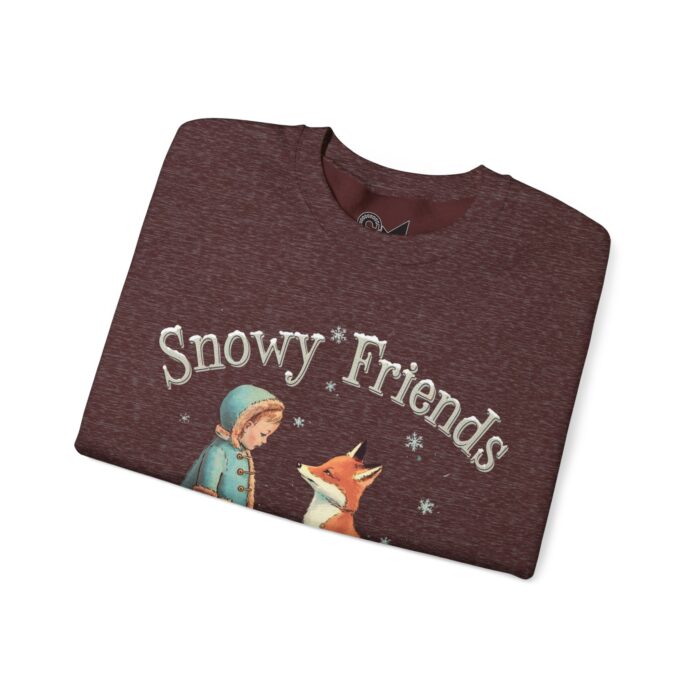 Snowy Friends Unisex Heavy Blend™ Crewneck Sweatshirt - Image 3