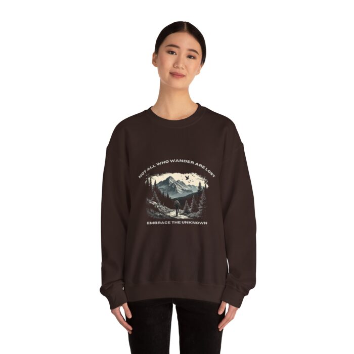 Not All Who Wander Are Lost Unisex Heavy Blend™ Crewneck Sweatshirt - Image 8