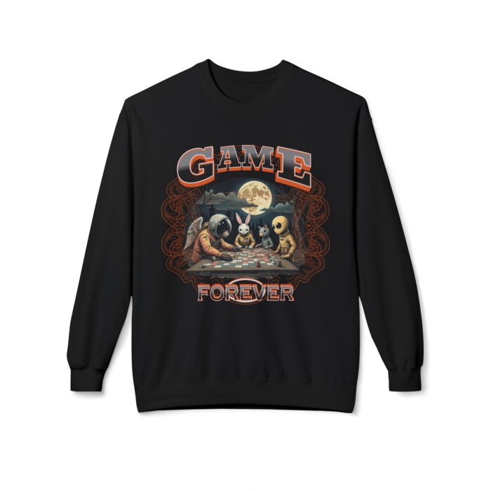 Game forever Unisex Midweight Softstyle Fleece Crewneck Sweatshirt - Image 5