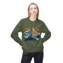 Conquer the peaks Unisex Midweight Softstyle Fleece Crewneck Sweatshirt
