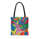The hillside village in Korea Tote Bag (AOP)