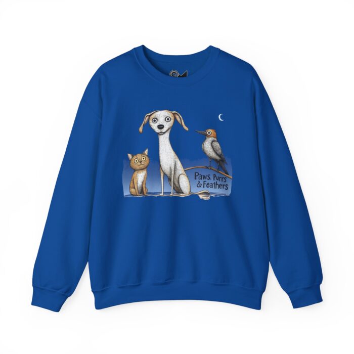 Paws, Purrs & Feathers Unisex Heavy Blend™ Crewneck Sweatshirt - Image 25