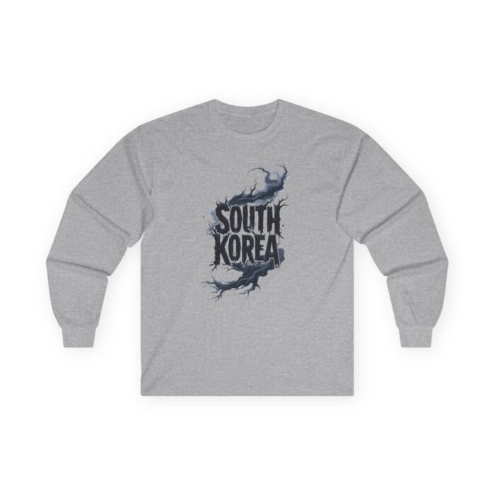 South Korea Unisex Ultra Cotton Long Sleeve Tee - Image 7