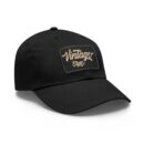 Vintage style Hat with Leather Patch (Rectangle)