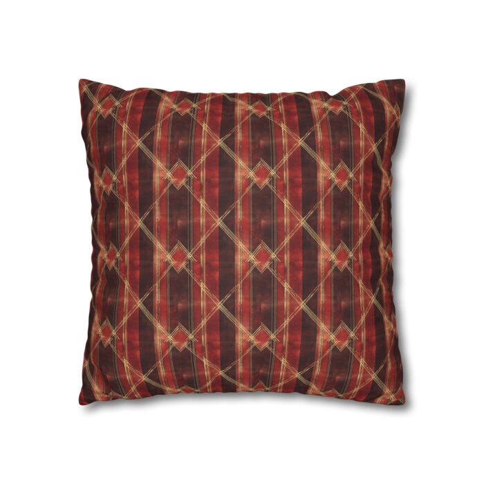 Sparkly red hues Faux Suede Square Pillowcase - Image 7