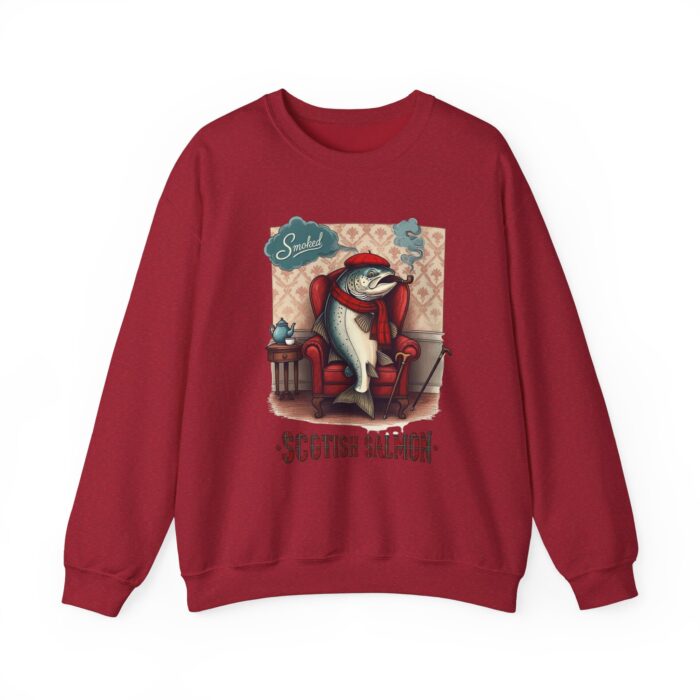 Scottish Salmon Unisex Heavy Blend™ Crewneck Sweatshirt - Image 49
