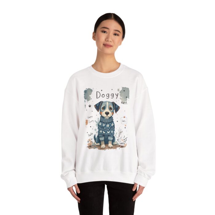 Doggy fun, safe Unisex Heavy Blend™ Crewneck Sweatshirt - Image 4