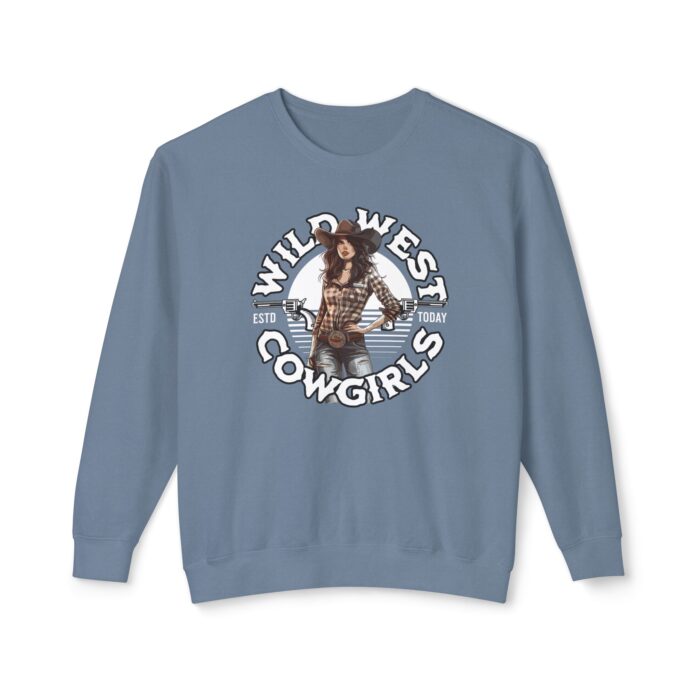 Wild West Cowgirls Unisex Lightweight Crewneck Sweatshirt - Image 21