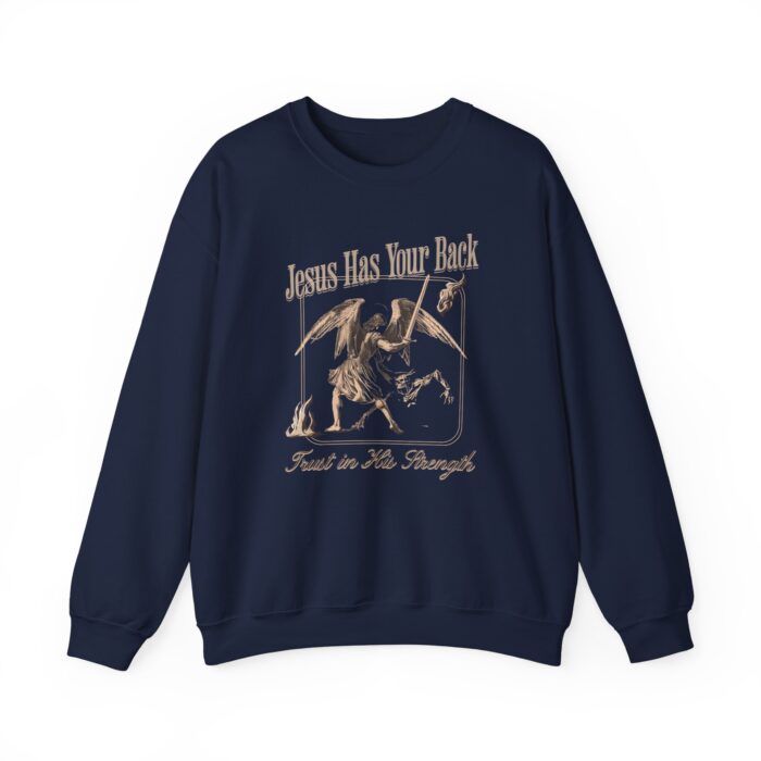 Jeseu has your back Unisex Heavy Blend™ Crewneck Sweatshirt - Image 17