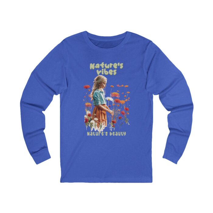 Nature's Vibes Unisex Jersey Long Sleeve Tee - Image 13