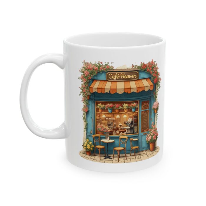Cafe heaven Ceramic Mug, (11oz, 15oz) - Image 4