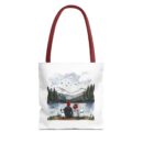 Two dogs, you and me Tote Bag (AOP)