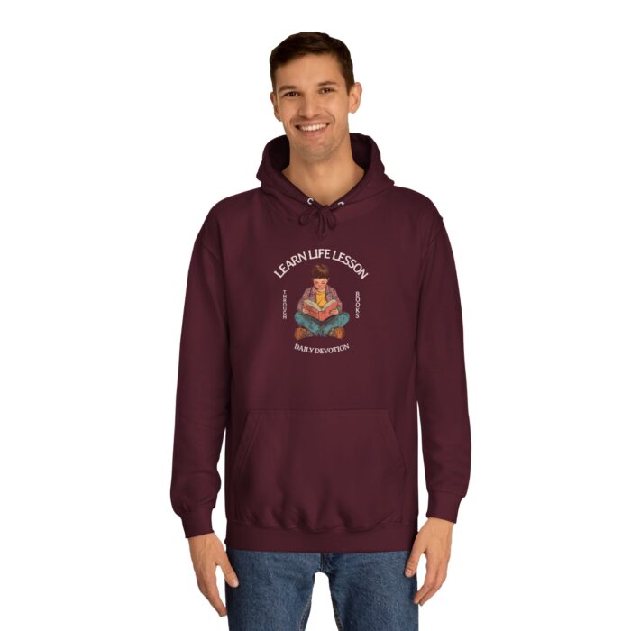 Through books Unisex College Hoodie - Image 39