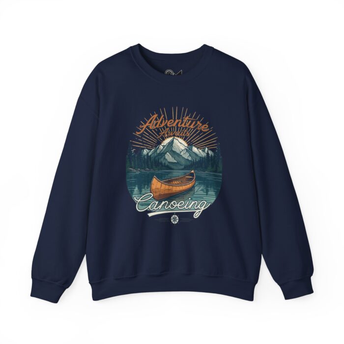 Canoeing Unisex Heavy Blend™ Crewneck Sweatshirt - Image 29