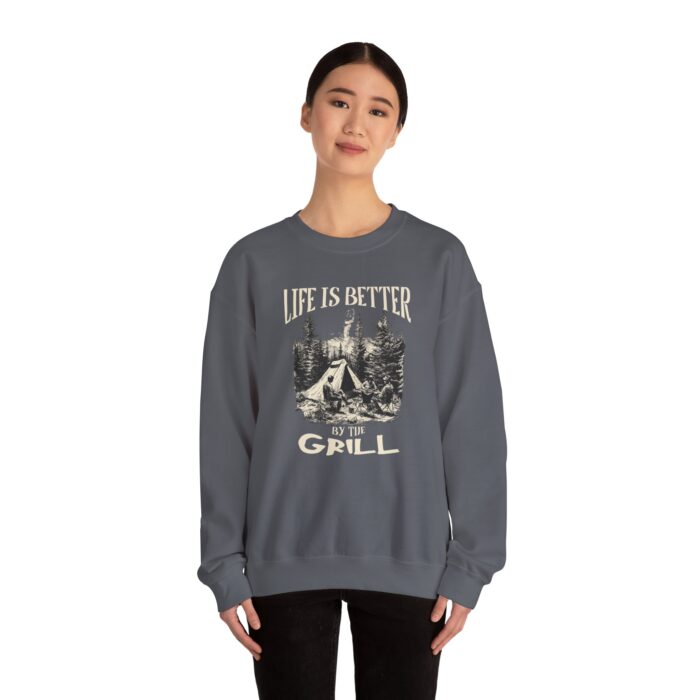 Life is better Unisex Heavy Blend™ Crewneck Sweatshirt - Image 32