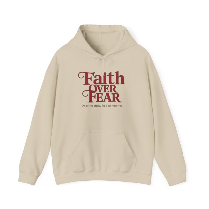 Faith over fear Unisex Heavy Blend™ Hooded Sweatshirt - Image 9