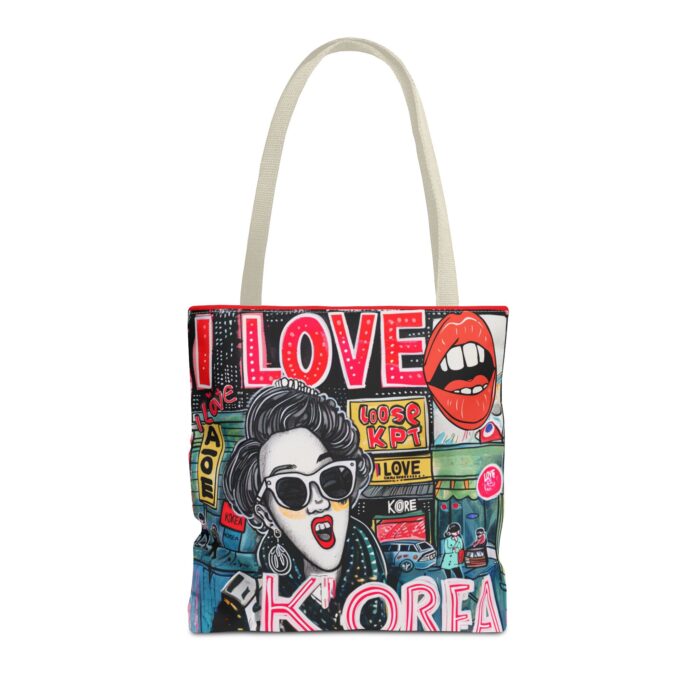 I love Korea Tote Bag (AOP) - Image 41