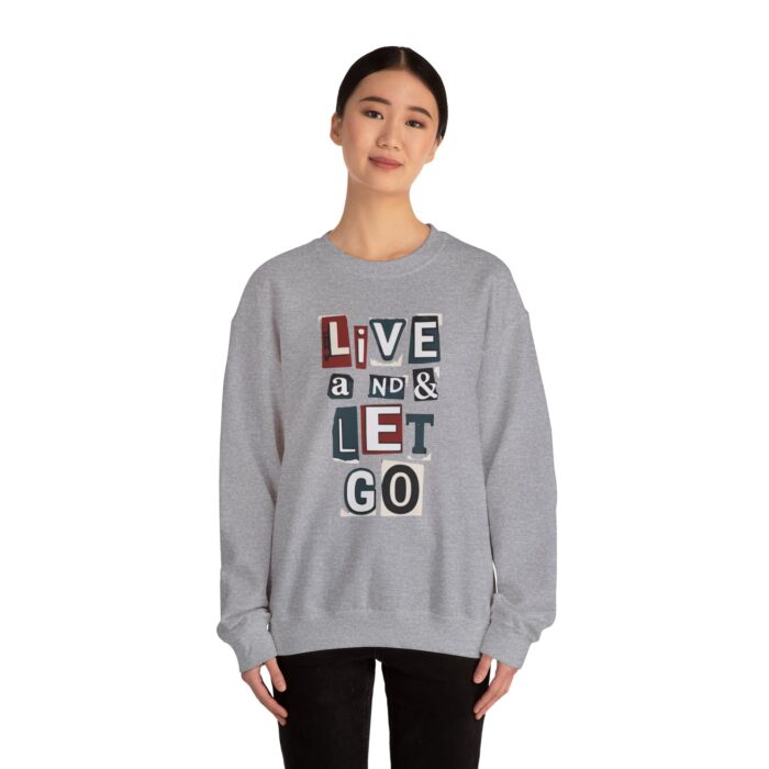 Live and let go Unisex Heavy Blend™ Crewneck Sweatshirt - Image 16
