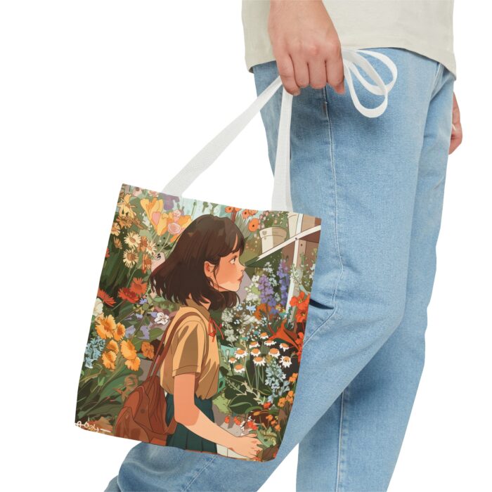 Girl and Flower Shop Tote Bag (AOP) - Image 27