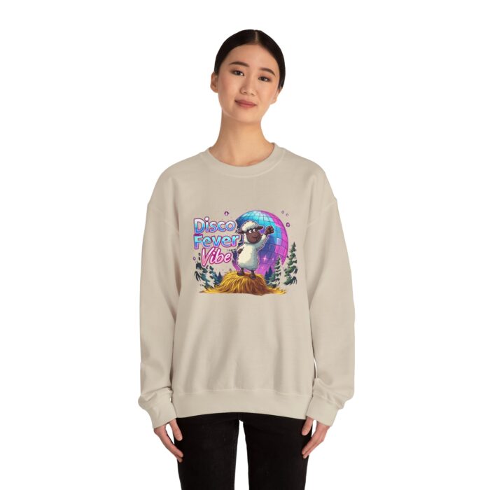 Disco fever vibe Unisex Heavy Blend™ Crewneck Sweatshirt - Image 8
