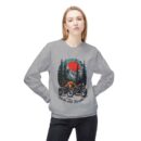 Ride the wild roads Unisex Midweight Softstyle Fleece Crewneck Sweatshirt