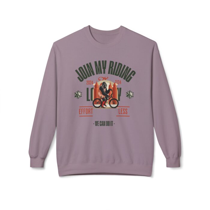 Join My Riding? Unisex Midweight Softstyle Fleece Crewneck Sweatshirt - Image 33