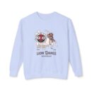 Korean traditional lion dance Unisex Lightweight Crewneck Sweatshirt