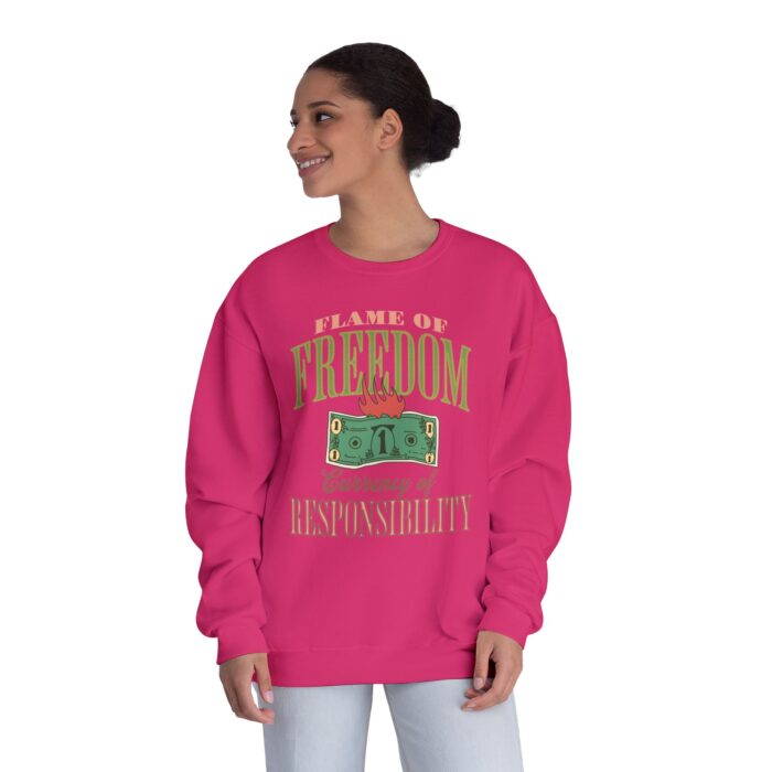 Currency of freedom Unisex NuBlend® Crewneck Sweatshirt - Image 44