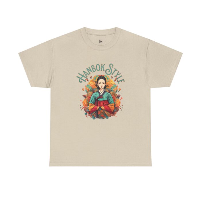 Hanbok Style Unisex Heavy Cotton Tee - Image 9