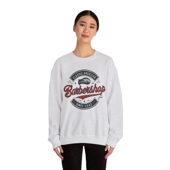 Classic American barbershop Unisex Heavy Blend™ Crewneck Sweatshirt - Image 8
