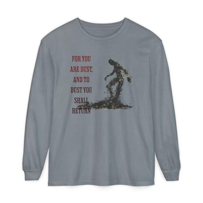 Return to soil Unisex Garment-dyed Long Sleeve T-Shirt - Image 37