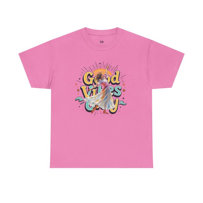 Good vibes only Unisex Heavy Cotton Tee - Image 33