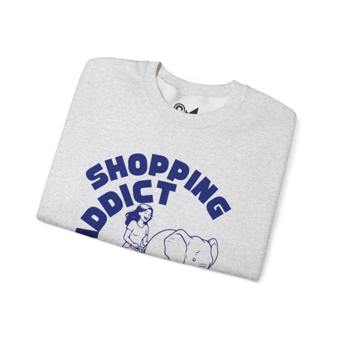 Shopping addict Unisex Heavy Blend™ Crewneck Sweatshirt - Image 7