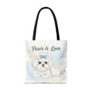 Paws & Love Dog Tote Bag - Cute Pet Lover's Carryall