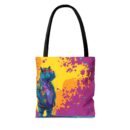 Stylish Hippo Tote Bag (AOP)
