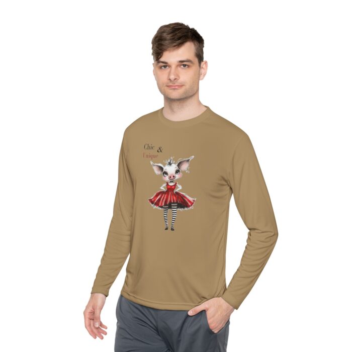 Chick & Unique Unisex Lightweight Long Sleeve Tee - Image 7