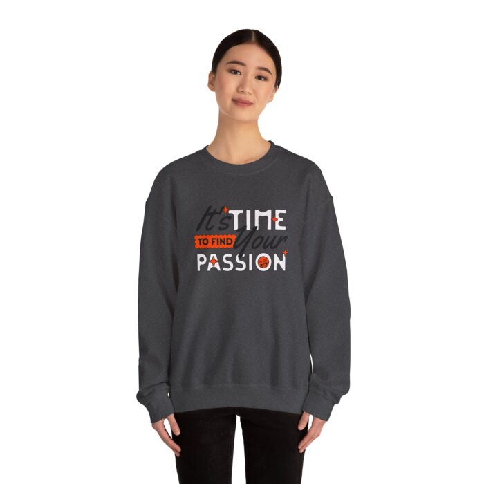 It's time find your passion Unisex Heavy Blend™ Crewneck Sweatshirt - Image 16