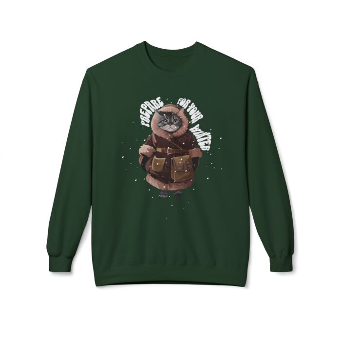 Prepare for your winter Unisex Midweight Softstyle Fleece Crewneck Sweatshirt - Image 17