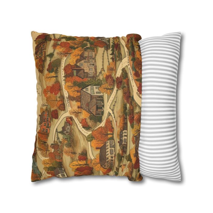 Map of Memories Spun Polyester Square Pillowcase - Image 10