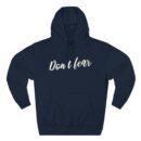 Ride with wave Three-Panel Fleece Hoodie