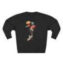 Astronaut and balloon at a Time Unisex Crewneck Sweatshirt