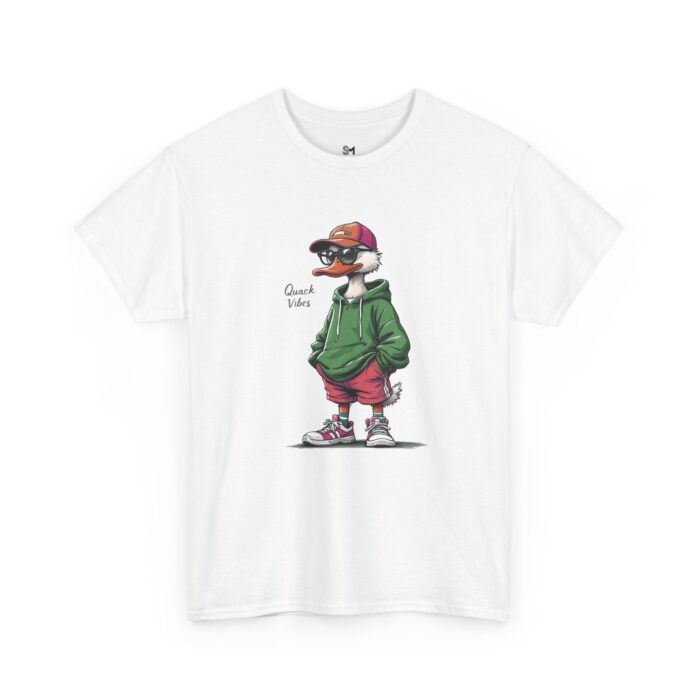 Quack Vibes Unisex Heavy Cotton Tee - Image 3
