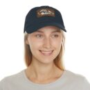 Elegantly wasted Hat with Leather Patch (Rectangle)