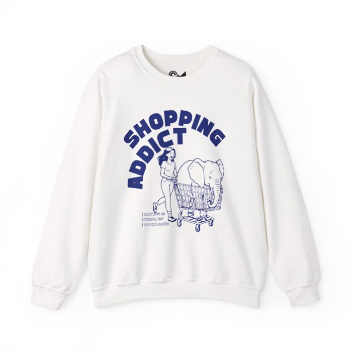 Shopping addict Unisex Heavy Blend™ Crewneck Sweatshirt