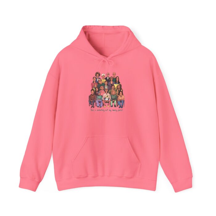 Definitely not my family photo Unisex Heavy Blend™ Hooded Sweatshirt - Image 37