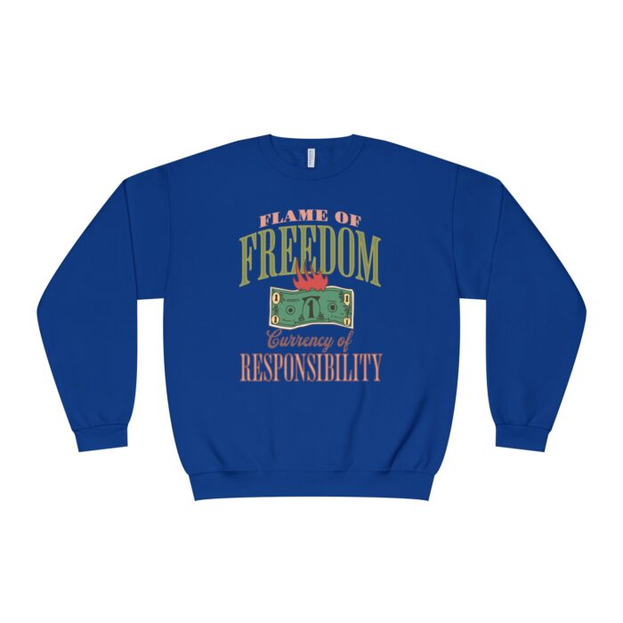 Currency of freedom Unisex NuBlend® Crewneck Sweatshirt - Image 37