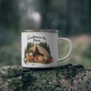 Embrace the rain Enamel Camping Mug