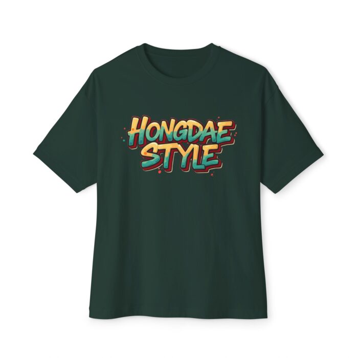 Hongdae style Unisex Oversized Boxy Tee - Image 25