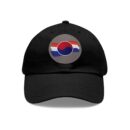 Korean Flag Hat with Leather Patch (Round)