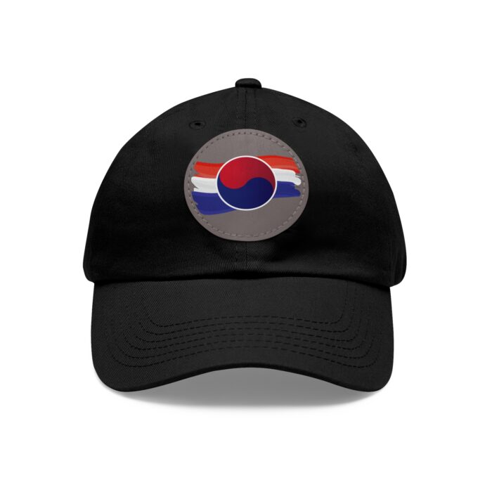 Korean Flag Hat with Leather Patch (Round) - Image 17